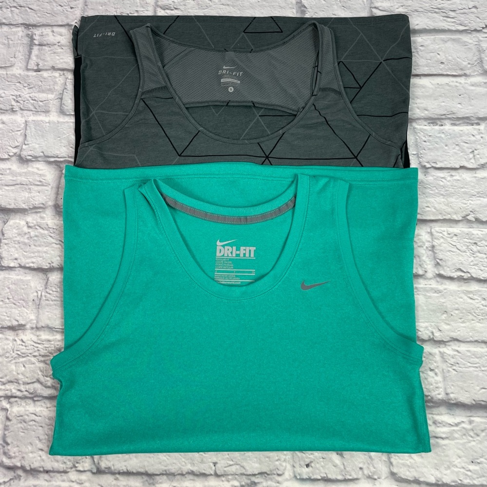 NIKE SET of TWO Women’s Tank Tops, Size S